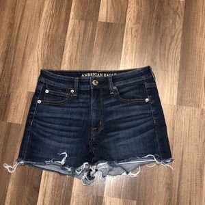 american eagle super stretch short shorts